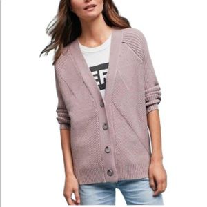 Anthropologie dRA Los Angeles Mauve Cardigan